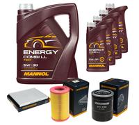 DENCKERMANN Controllo Set MANNOL Combi LL 5W-30 9L Per Nissan Terrano II 2.7