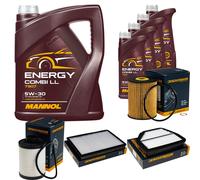 DENCKERMANN Controllo Set MANNOL Combi LL 5W-30 9L Per Opel Antara 2.0 CDTi