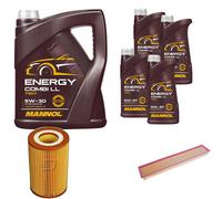 DENCKERMANN Controllo Set MANNOL Combi LL 5W-30 9L Per Porsche Panamera 3.0