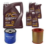 DENCKERMANN Controllo Set MANNOL Combi LL 5W-30 9L Per Renault Espace II 2.2