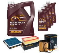 DENCKERMANN Controllo Set MANNOL Combi LL 5W-30 9L Per Toyota Corolla Verso