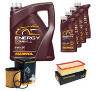 DENCKERMANN Controllo Set MANNOL Combi LL 5W-30 9L Per Toyota Corolla Verso