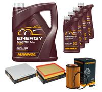 DENCKERMANN Controllo Set MANNOL Combi LL 5W-30 9L Per VW Amarok 2.0 BITDI