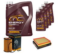 DENCKERMANN Controllo Set MANNOL Combi LL 5W-30 9L Per VW Amarok 2.0 BITDI