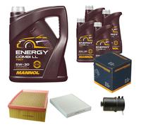 DENCKERMANN Controllo Set MANNOL Combi LL 5W-30 9L Per VW Amarok 2.0 BITDI