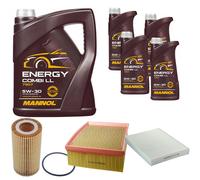 DENCKERMANN Controllo Set MANNOL Combi LL 5W-30 9L Per VW Amarok 3.0 TDI