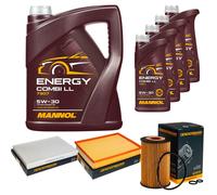 DENCKERMANN Controllo Set MANNOL Combi LL 5W-30 9L Per VW Crafter 30-50