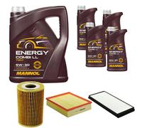 DENCKERMANN Controllo Set MANNOL Combi LL 5W-30 9L Per VW LT 28-46 II Kasten