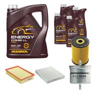 DENCKERMANN Controllo Set MANNOL Combi LL 5W-30 9L Per VW Multivan V 3.2 V6