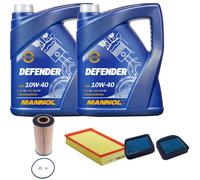 Denckermann Controllo Set Mannol Defender 10W-40 10L Per Mercedes E-Klasse