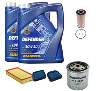 Denckermann Controllo Set Mannol Defender 10W-40 10L Per Mercedes E-Klasse