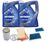 Denckermann Controllo Set Mannol Defender 10W-40 10L Per Mercedes S-Klasse