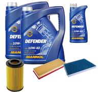Denckermann Controllo Set Mannol Defender 10W-40 11L Per Mercedes-Benz CLK