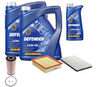Denckermann Controllo Set Mannol Defender 10W-40 11L Per Mercedes-Benz Vito