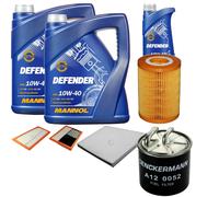 Denckermann Controllo Set Mannol Defender 10W-40 11L Per Mercedes E-Klasse