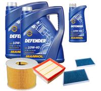 Denckermann Controllo Set Mannol Defender 10W-40 11L Per Mercedes S-Klasse