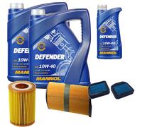 Denckermann Controllo Set Mannol Defender 10W-40 11L Per Mercedes S-Klasse