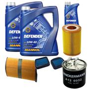 Denckermann Controllo Set Mannol Defender 10W-40 11L Per Mercedes S-Klasse