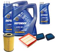 Denckermann Controllo Set Mannol Defender 10W-40 11L Per Mercedes S-Klasse