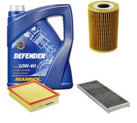 Denckermann Controllo Set Mannol Defender 10W-40 5L Per Audi A4 Avant 1.9 TDI