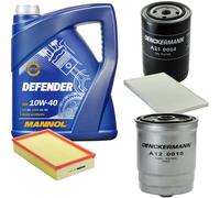 Denckermann Controllo Set Mannol Defender 10W-40 5L Per Audi A6 1.9 TDI
