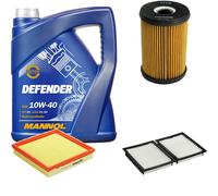 DENCKERMANN Controllo set MANNOL Defender 10W-40 5L per BMW 3 Compact