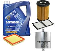 Denckermann Controllo Set Mannol Defender 10W-40 5L Per BMW 3er Compact 316i