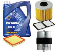 Denckermann Controllo Set Mannol Defender 10W-40 5L Per BMW 3er Compact 316i