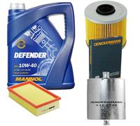 Denckermann Controllo Set Mannol Defender 10W-40 5L Per BMW 3er Compact 316i