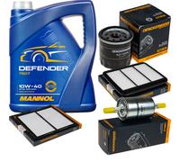 Denckermann Controllo Set Mannol Defender 10W-40 5L Per Chevrolet Matiz 0.8