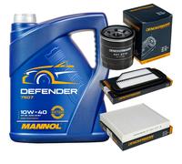 Denckermann Controllo Set Mannol Defender 10W-40 5L Per Chevrolet Spark 1.0