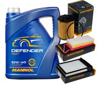 Denckermann Controllo Set mannol Defender 10W-40 5L per Citroën C1 1.4 HDI