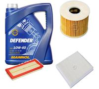 Denckermann Controllo Set Mannol Defender 10W-40 5L Per Citroën Nemo Kombi