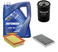 DENCKERMANN Controllo Set MANNOL Defender 10W-40 5L Per Fiat Bravo I 1.2 16V