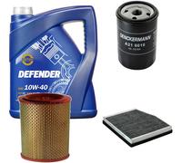 Denckermann Controllo Set Mannol Defender 10W-40 5L Per Fiat Doblo 1.6 16V