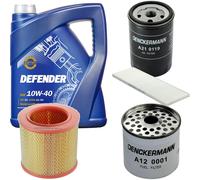 Denckermann Controllo Set mannol Defender 10W-40 5L per Fiat Ducato Cassetta