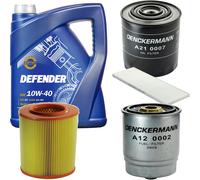 Denckermann Controllo Set Mannol Defender 10W-40 5L Per Fiat Ducato Kasten
