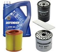 Denckermann Controllo Set mannol Defender 10W-40 5L per Fiat Ducato Van