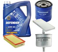DENCKERMANN Controllo Set MANNOL Defender 10W-40 5L Per Fiat Scudo Combinato