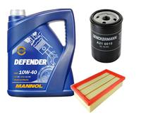 DENCKERMANN Controllo Set MANNOL Defender 10W-40 5L Per Fiat Stilo 1.6 16V