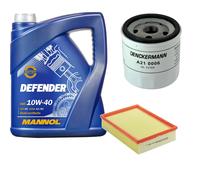 DENCKERMANN Controllo Set MANNOL Defender 10W-40 5L Per Ford Escort VII 1.4