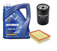 DENCKERMANN Controllo Set MANNOL Defender 10W-40 5L Per Ford Escort VII 1.8