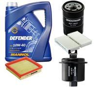 DENCKERMANN Controllo Set MANNOL Defender 10W-40 5L Per Honda HR-V 1.6 16V