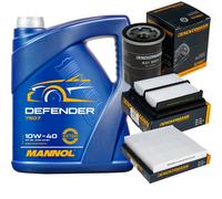 DENCKERMANN Controllo Set MANNOL Defender 10W-40 5L Per Honda Jazz III 1.3i