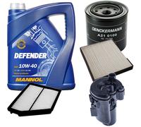 Denckermann Controllo Set mannol Defender 10W-40 5L per Hyundai Matrice Di