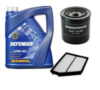 DENCKERMANN Controllo Set MANNOL Defender 10W-40 5L Per Hyundai Matrix 1.6