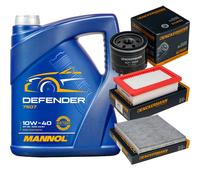 Denckermann Controllo Set mannol Defender 10W-40 5L per Intelligente For Two