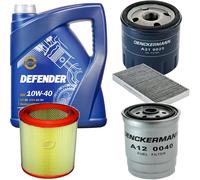 DENCKERMANN Controllo Set MANNOL Defender 10W-40 5L Per Lancia Lybra SW 1.9