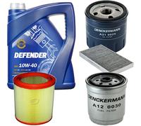 DENCKERMANN Controllo Set MANNOL Defender 10W-40 5L Per Lancia Lybra SW 2.4
