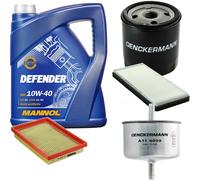 DENCKERMANN Controllo Set MANNOL Defender 10W-40 5L Per Mazda 121 III 1.25